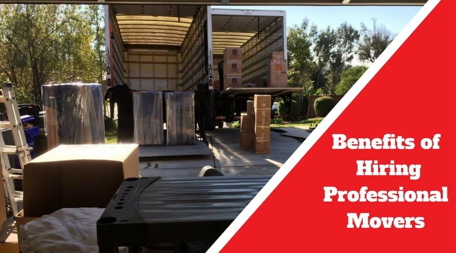 benefits of hiring a professional mover sign