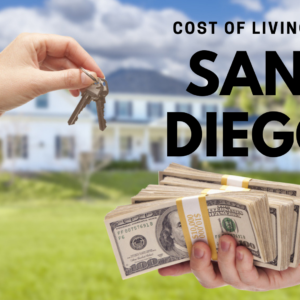 Cost of Living in San Diego, money exchanged in front of house.