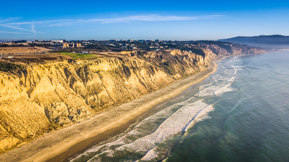 Cliffs along Pacific Ocean Coast