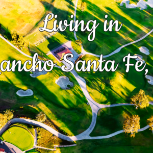Aerial view of a California country club golf course.