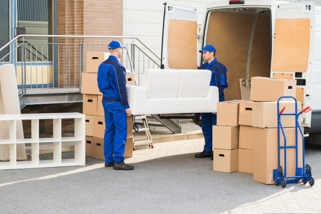 What should I avoid doing when movers come