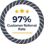 customer referral rate icon