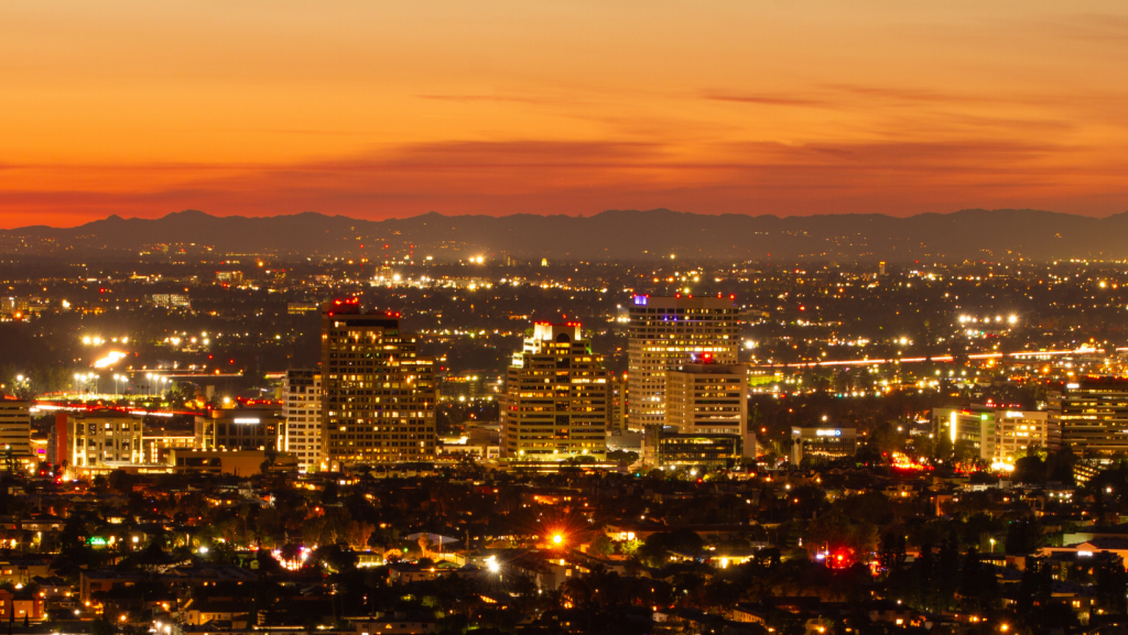los-angeles-night-time-city-scape