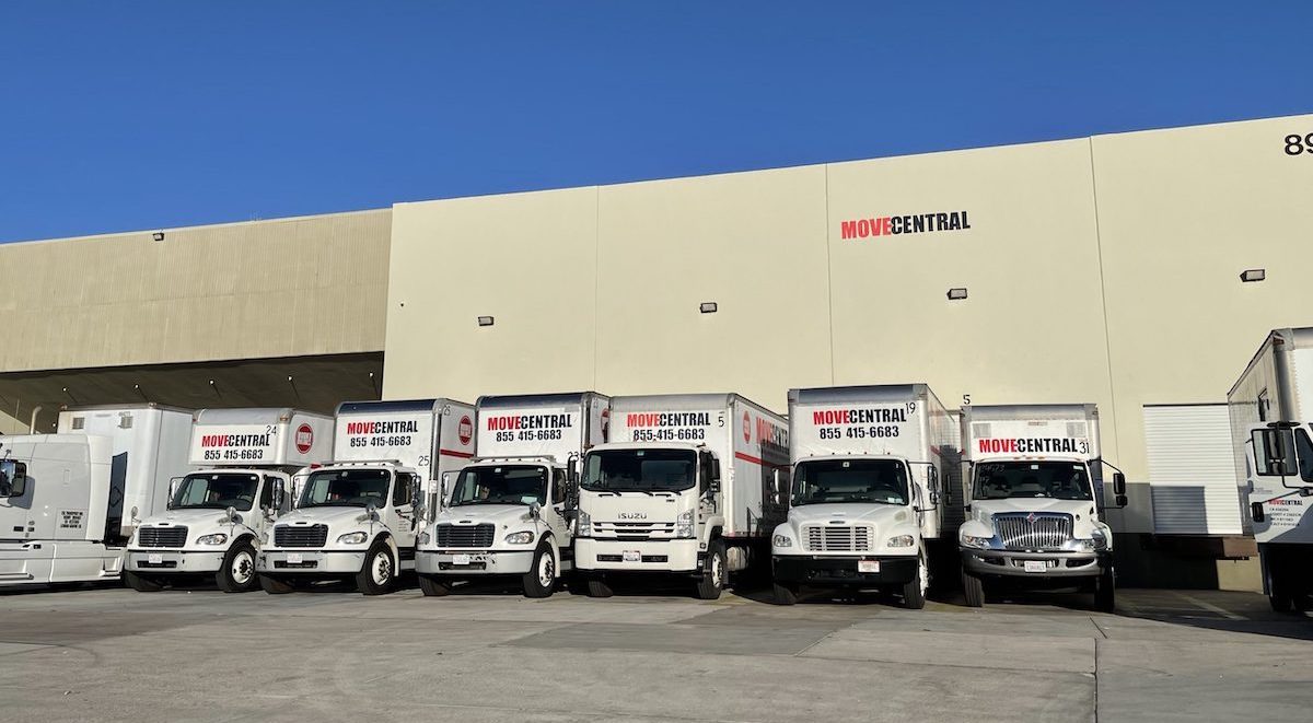 image of move central's orange county moving trucks