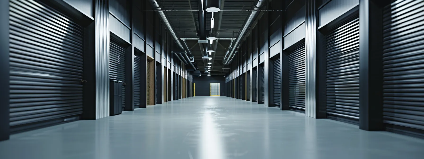 a modern storage facility with climate-controlled units and state-of-the-art security features, offering a seamless combination of moving and storage services for customers.