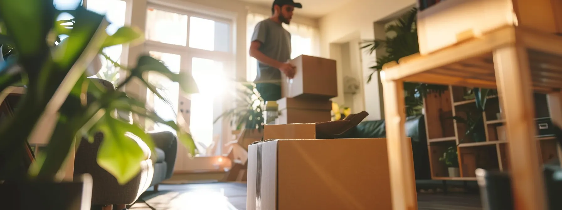 a person carefully reviewing local moving companies' credentials and customer reviews online to ensure a successful and smooth san diego move.