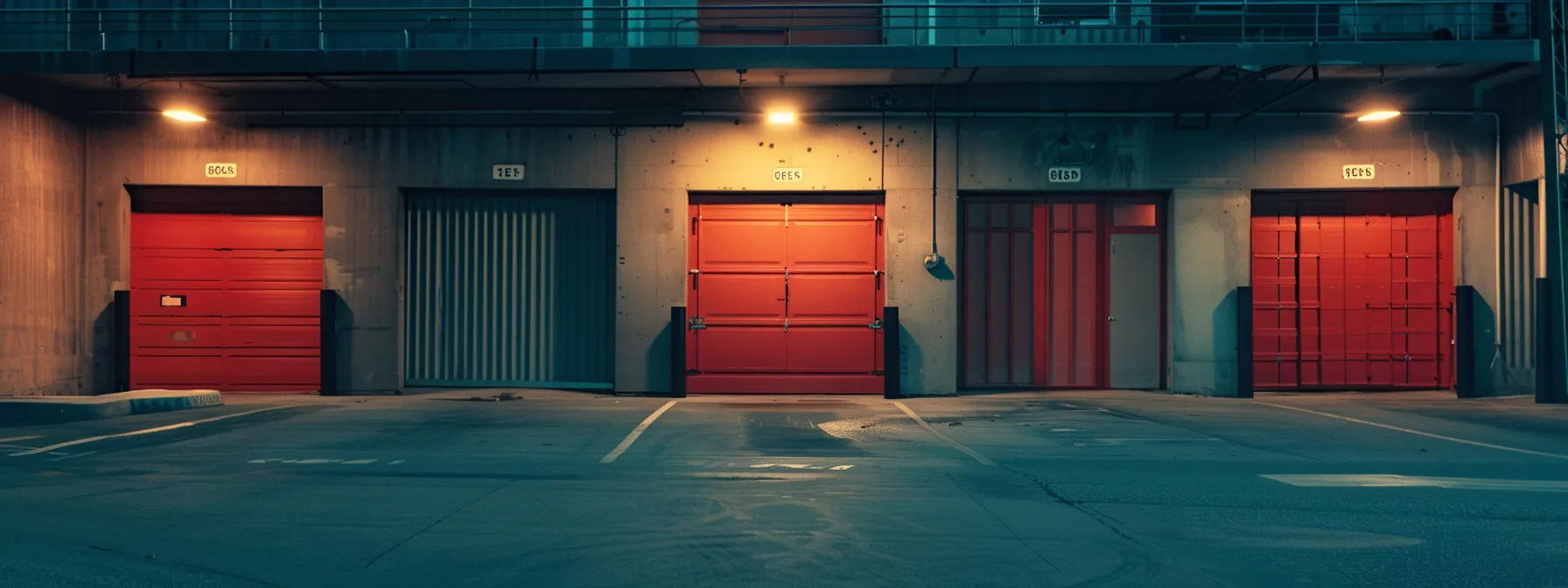 a secure storage unit tucked away in a bustling urban setting, offering a safe haven for valuables during a hectic bay area move.