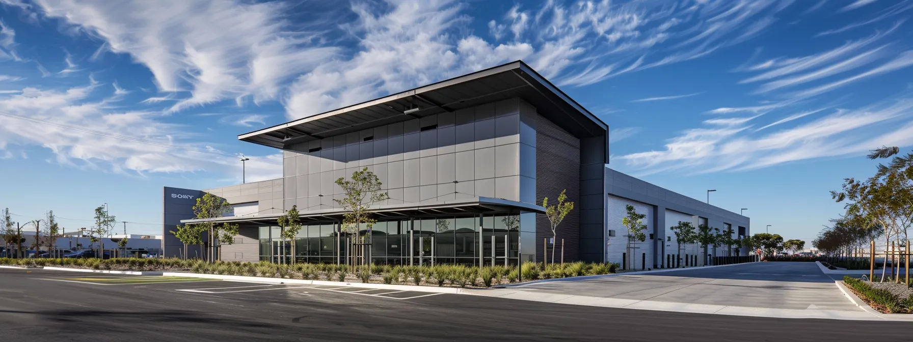 a modern storage facility with sleek design and state-of-the-art security systems in san diego.