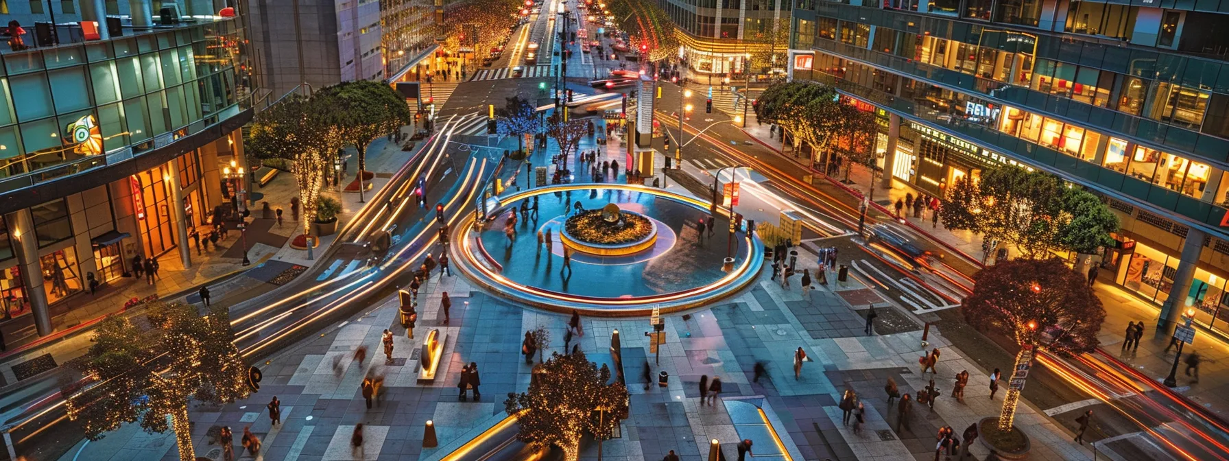 A Busy Downtown Street In San Francisco Bustling With Vibrant Businesses And People, Showcasing The Dynamic Post-Move Strategies For Business Success In The City.