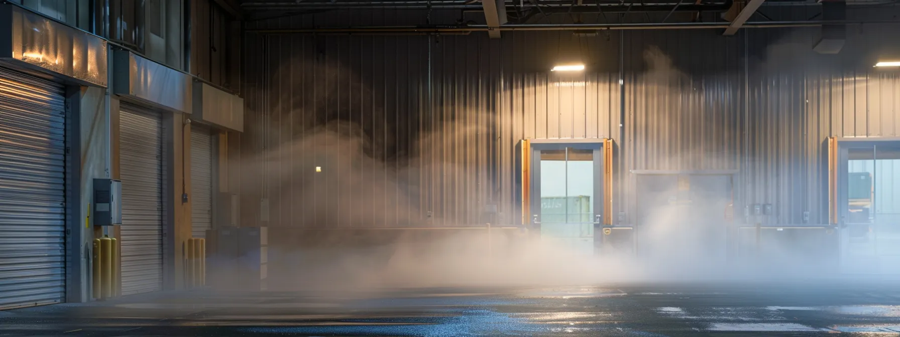 A Climate-Controlled Storage Facility In Downtown San Francisco, With Fog Rolling In From The Bay, Safeguarding Sensitive Items From Humidity And Temperature Fluctuations.