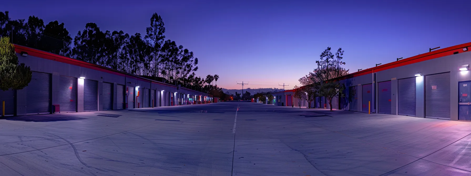 A High-Tech Self-Storage Facility In Los Angeles With Advanced Security Cameras And Alarms.