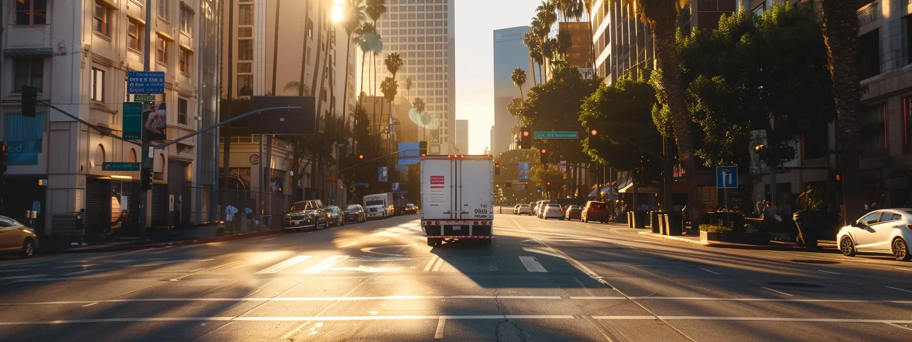 A Local La Home Mover Expertly Navigating Through The Bustling Streets Of Los Angeles, Showcasing Their Knowledge Of The City And Ensuring A Smooth And Efficient Moving Process.