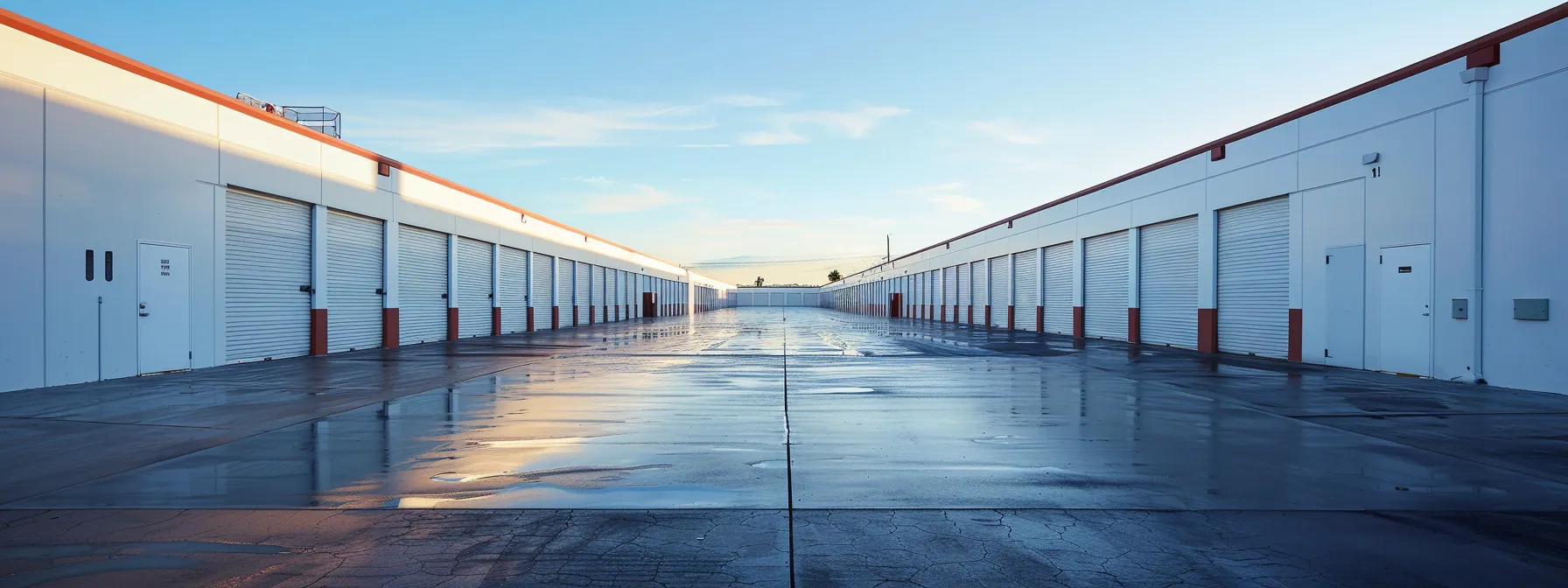 A Modern Storage Facility In Los Angeles With Climate-Controlled Units And High-Tech Security Features, Providing A Safe Haven For Belongings Amidst The Bustling City Life.