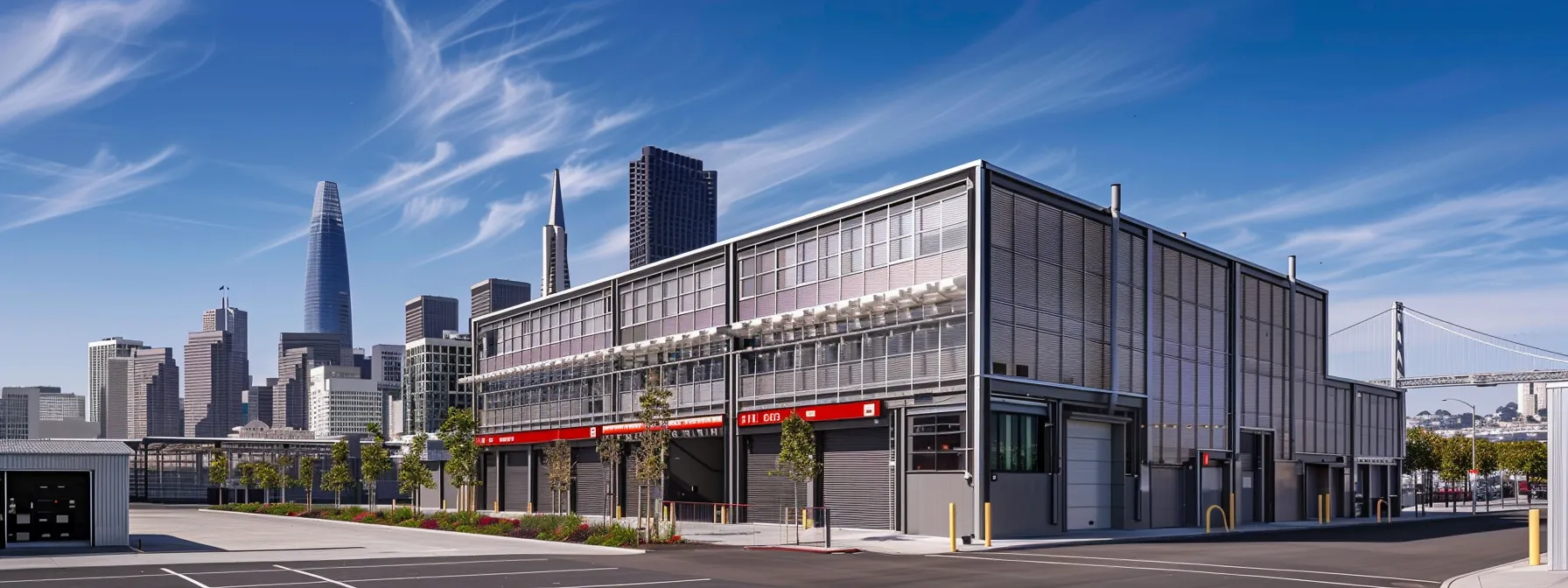 A Modern Storage Facility In Downtown San Francisco With Climate-Controlled Units And Secure Access For Different Types Of Movers.