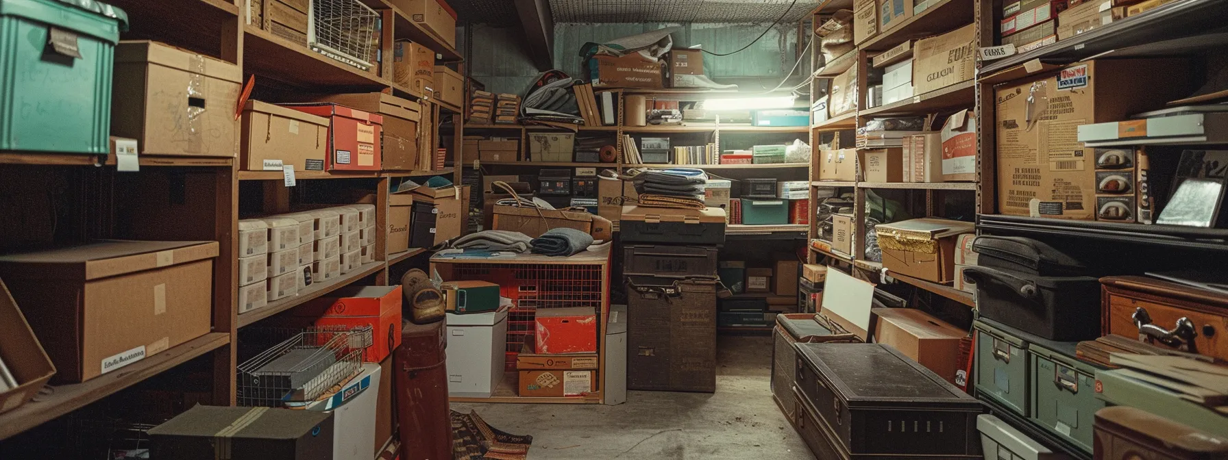 A Neatly Organized Storage Unit In San Francisco With Labeled Boxes And Carefully Packed Items, Ensuring Protection And Easy Access.