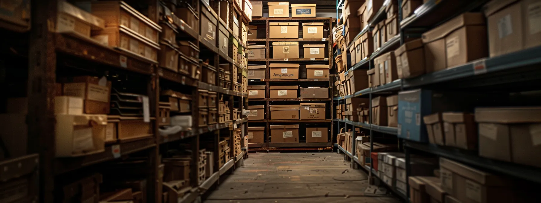 A Neatly Organized Storage Unit In Downtown San Francisco, Featuring Labeled Boxes, Insurance Certificates, And An Updated Inventory List For Efficient Tracking.