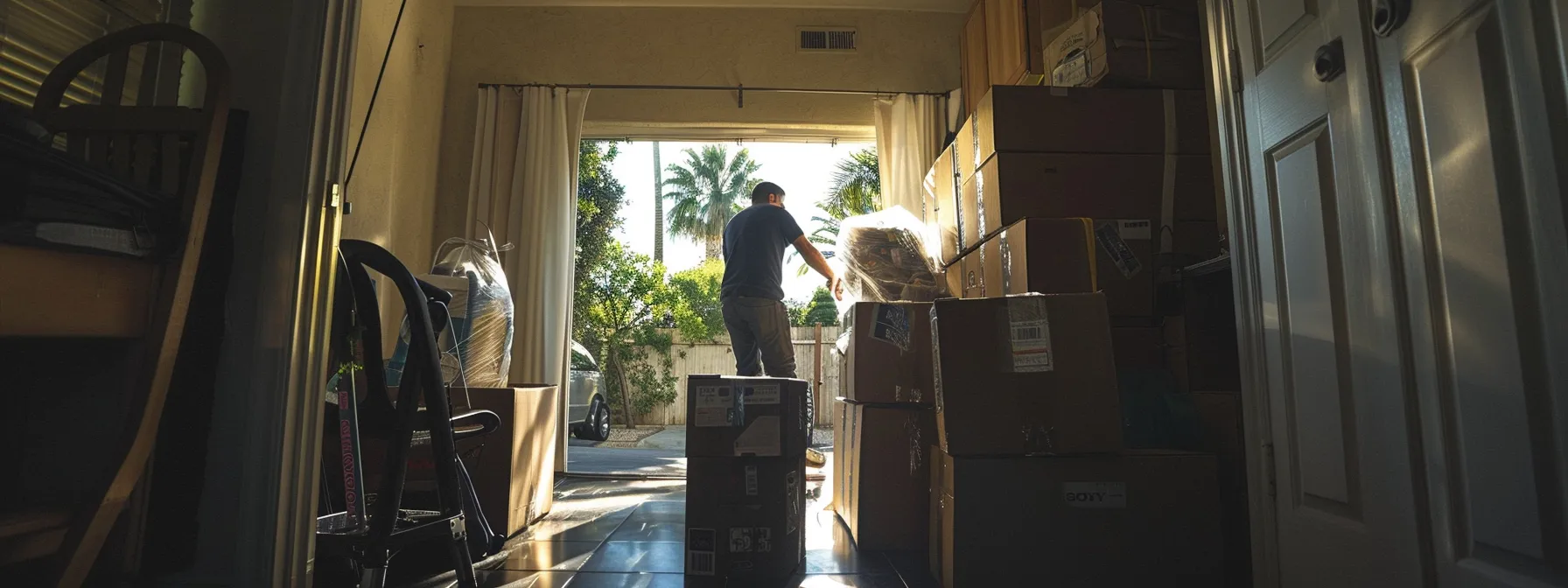 A Professional Moving Company Expertly Packs And Loads Belongings Into A Moving Truck In Van Nuys, Ensuring A Stress-Free And Seamless Relocation Experience.