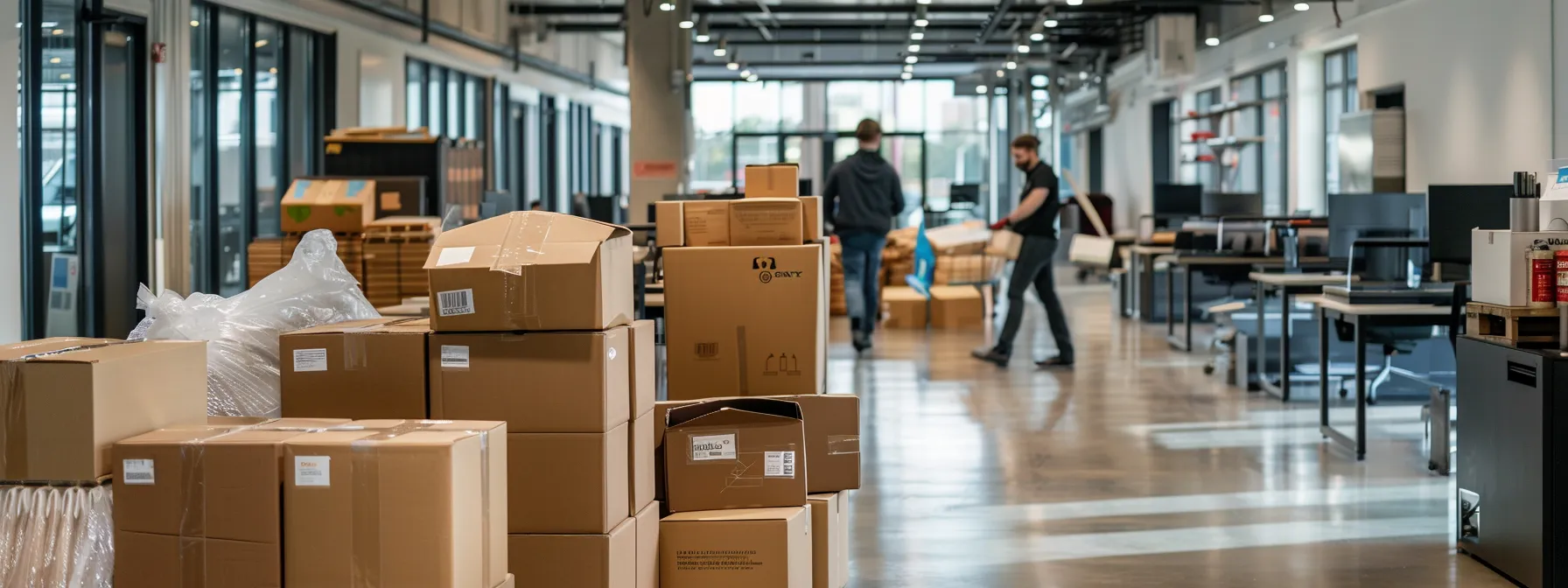 Efficient Movers Using Modern Equipment To Swiftly Relocate Office Belongings, Ensuring Minimal Downtime During The Move.