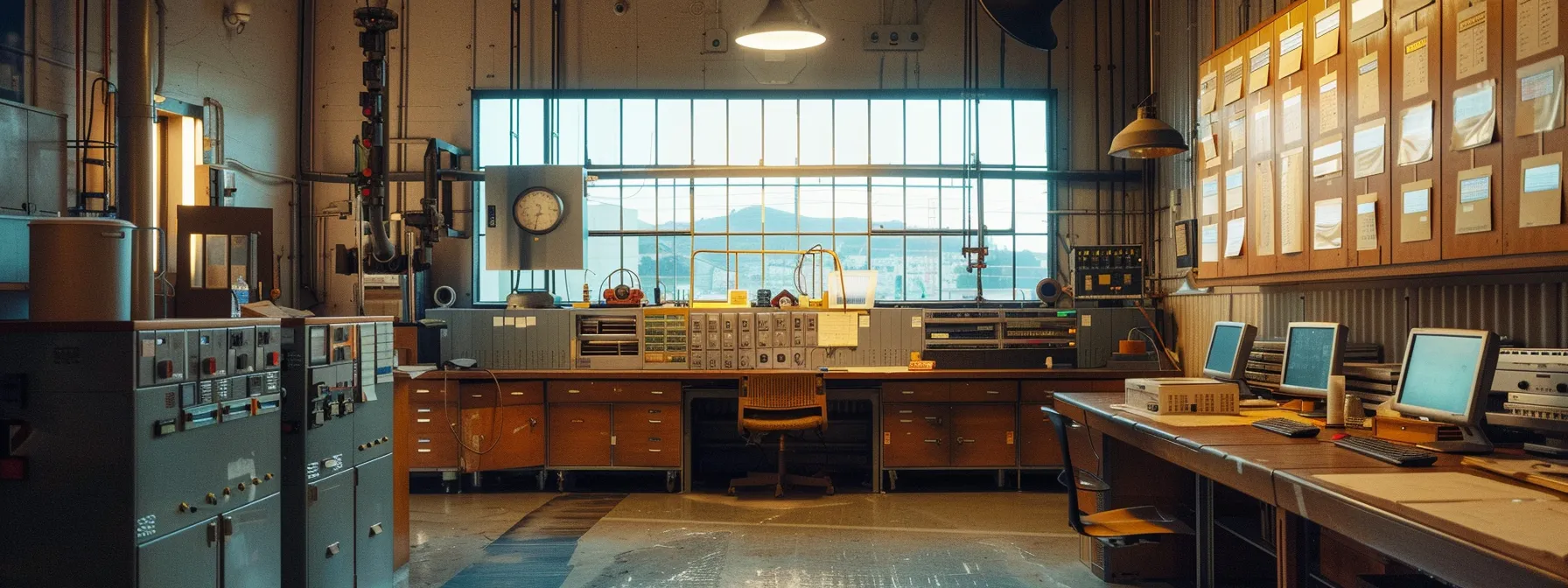 A High-Tech Security Control Center Overseeing A State-Of-The-Art Storage Facility In Downtown San Francisco.