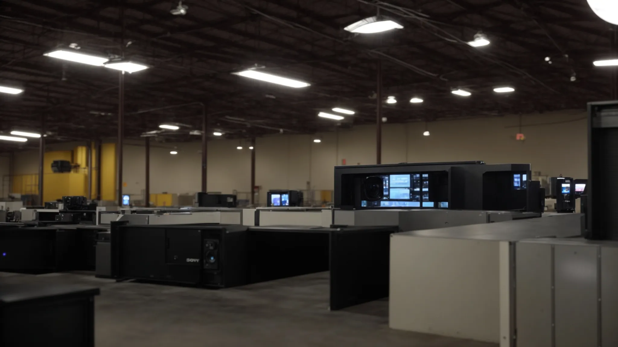 A High-Tech Surveillance System Monitoring A Storage Facility In Santa Ana, Ca, Ensuring Top-Notch Security For Stored Belongings. (Lat: 33.7456, Long: -117.8678)