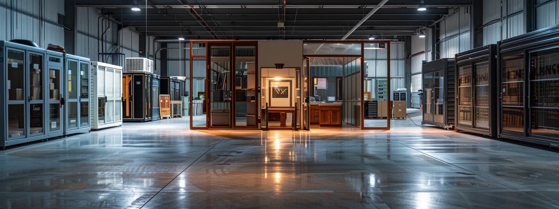 A Climate-Controlled Storage Unit In Los Angeles Displaying Electronic Equipment, Artwork, And Antiques Perfectly Preserved And Protected From Temperature Variations.