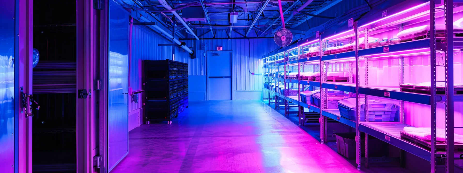 A Neatly Organized Storage Unit In Los Angeles With Climate-Controlled Features, High Security, And Sparkling Cleanliness.