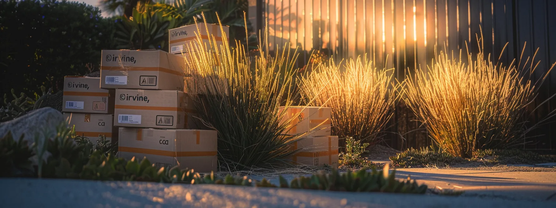 A Stack Of Sturdy, Eco-Friendly Moving Boxes Labeled With 