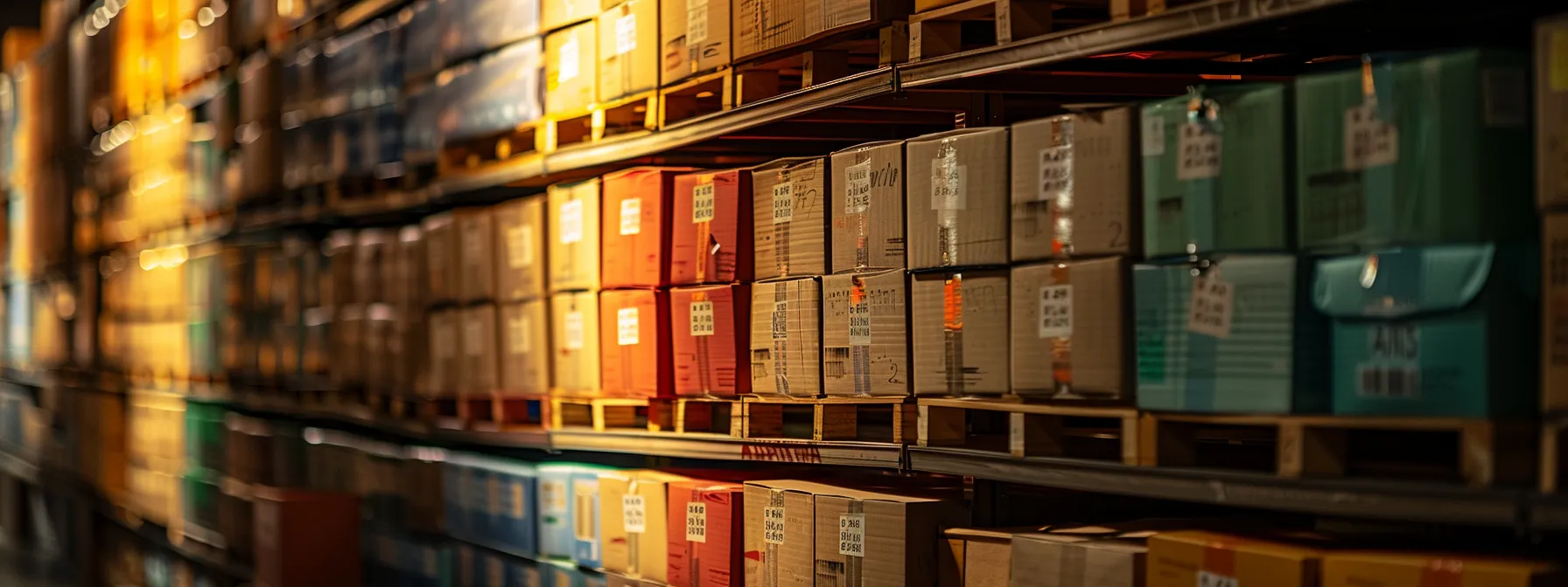 Labeling Color-Coded Boxes Stacked Neatly With Essential Items, Ready For A Smooth Unpacking Experience In Los Angeles.