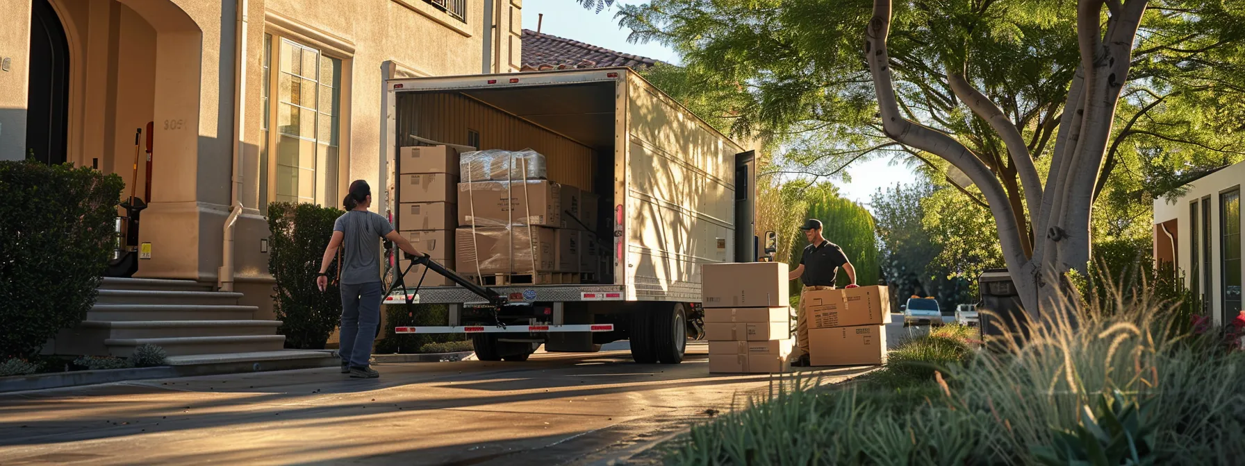 A Group Of Movers Carefully Loading A Bedroom Inventory Into A Moving Truck In San Diego, Showcasing Professionalism And Efficiency.