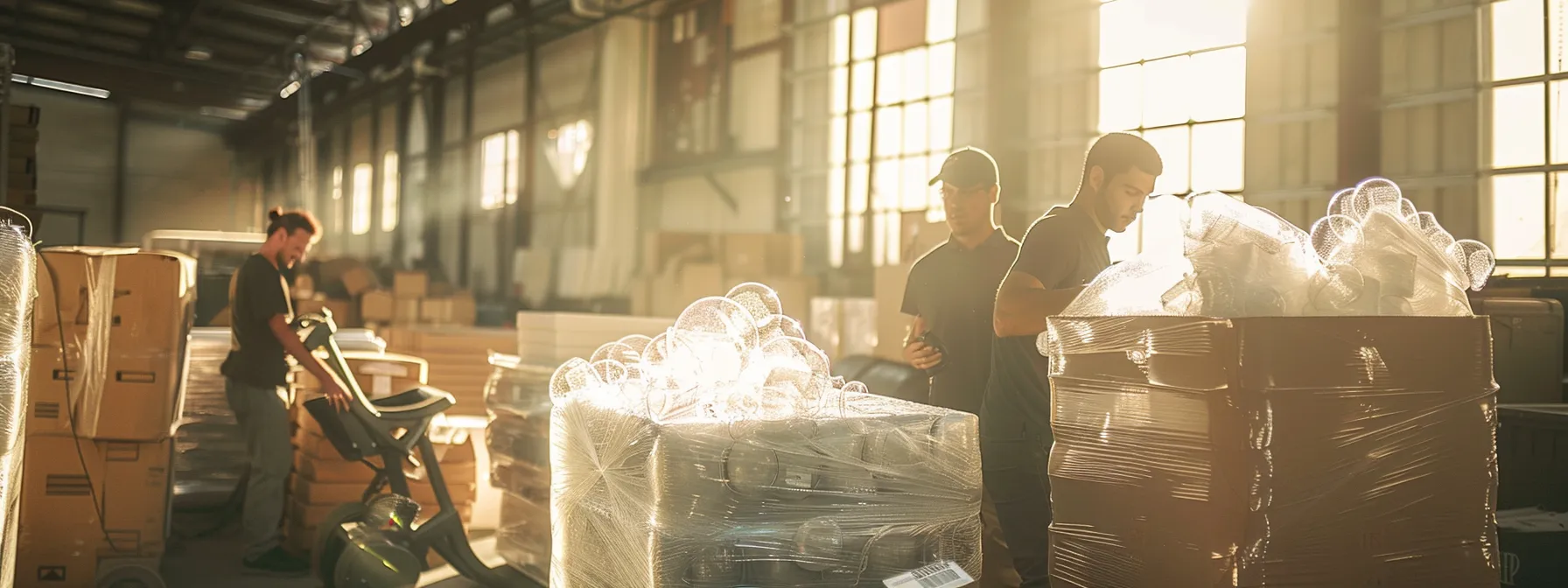 A Group Of Movers In San Diego Carefully Wrapping Delicate Items In Bubble Wrap For Protection, Showcasing Their Attention To Detail And Use Of Quality Materials.