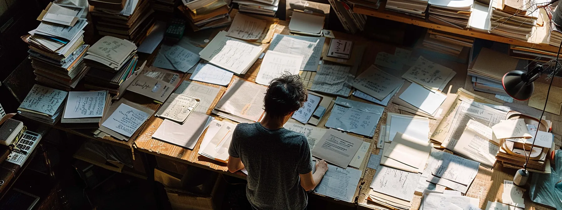 A Person Carefully Reviewing Multiple Moving Estimates And Contracts At A Sunny Desk To Finalize Their Choice For Moving Assistance.